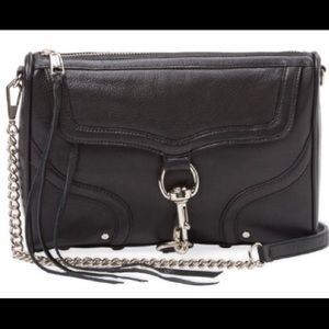Rebecca Minkoff Bombe MAC Black Leather Purse